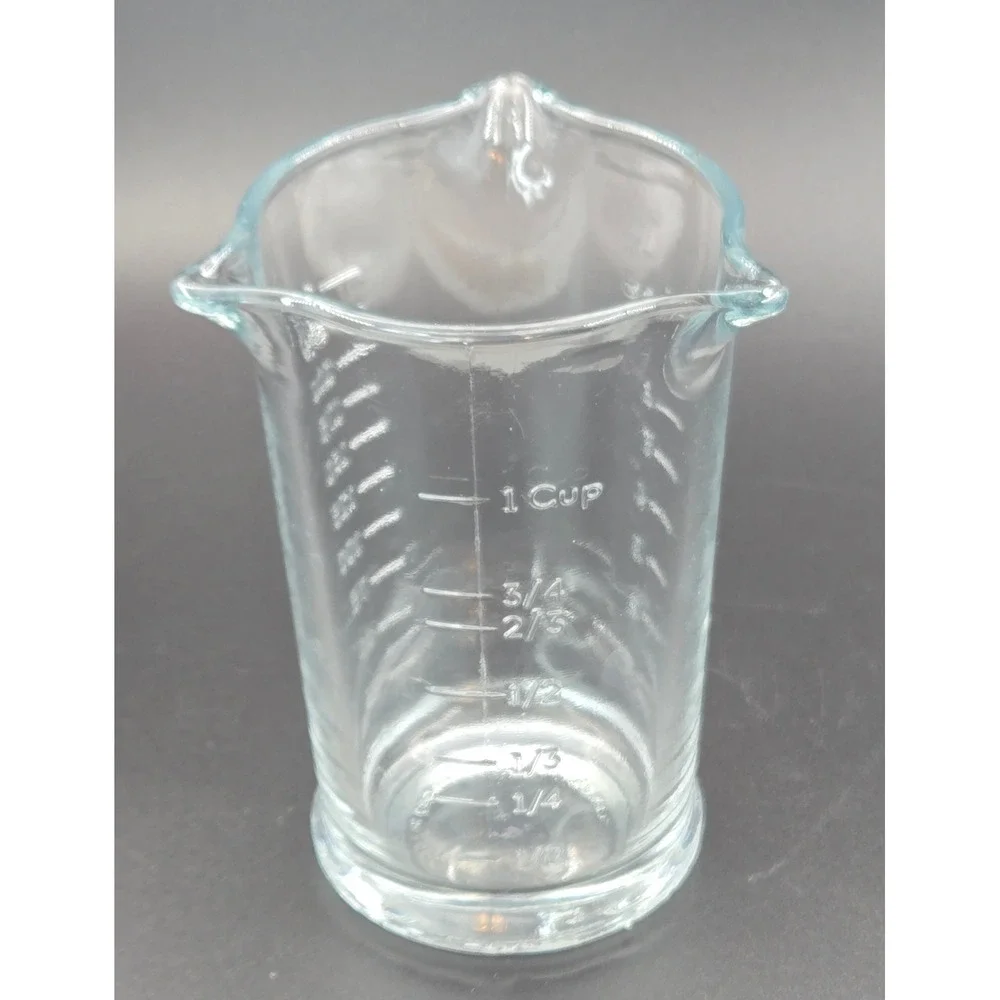 Anchor Hocking 8 Ounce 1 Cup Triple Pour Glass Measuring Cup Clear Made in USA